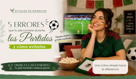 5 errores que cometes con tu piel durante la partidos  y cómo evitarlos