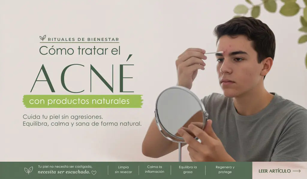 Cómo tratar el acné con productos naturales (sin dañar tu piel)