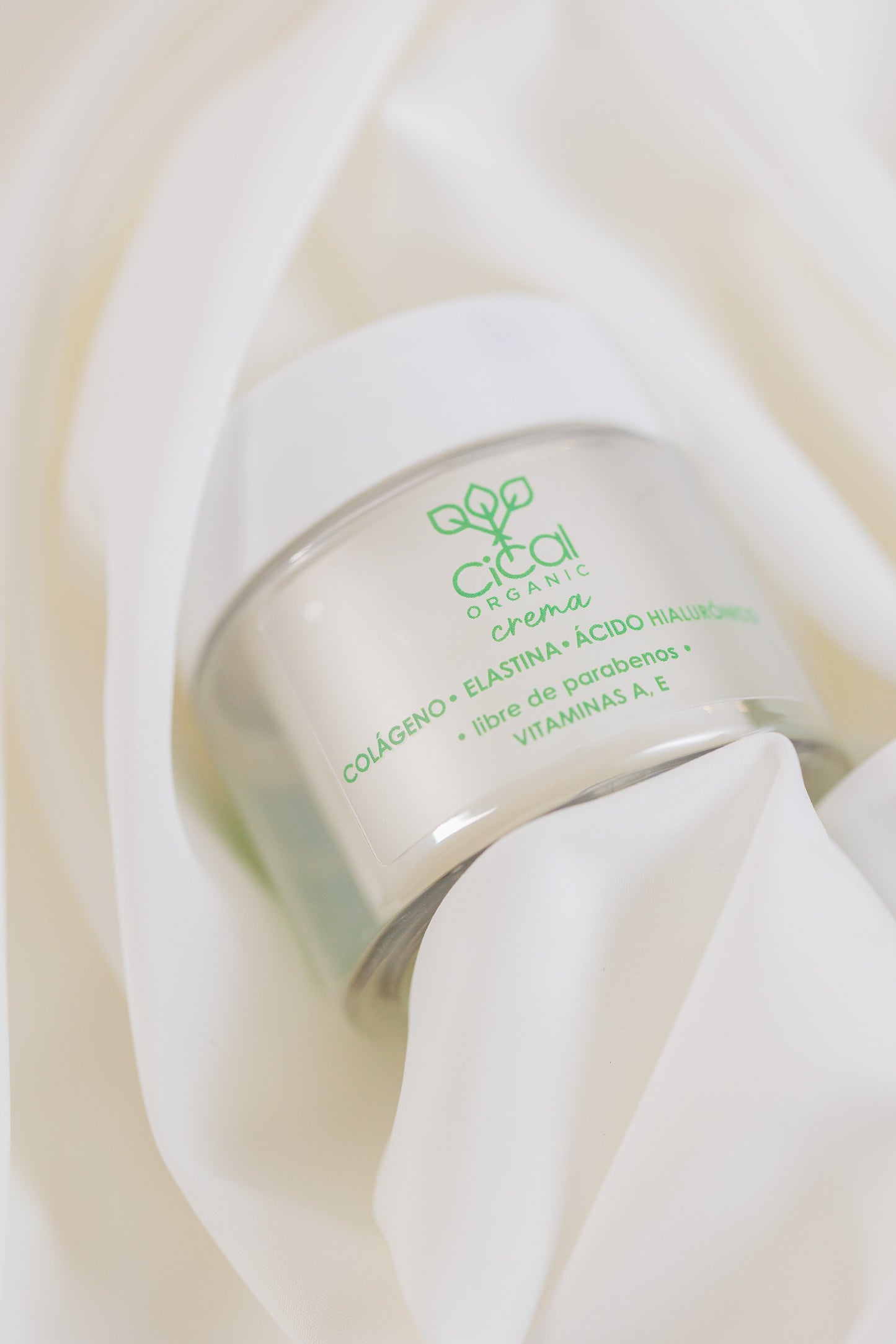 Crema Facial Colágeno, Elastina y Ácido Hialurónico