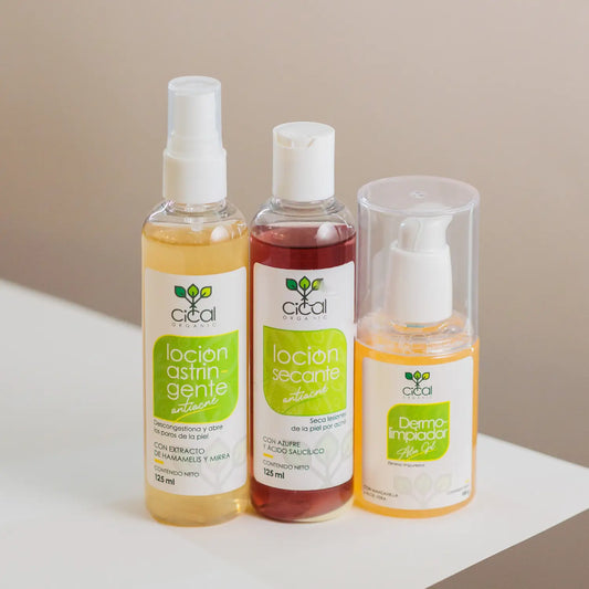 Kit Básico Antiacné | Rutina Facial para Piel Grasa y con Imperfecciones