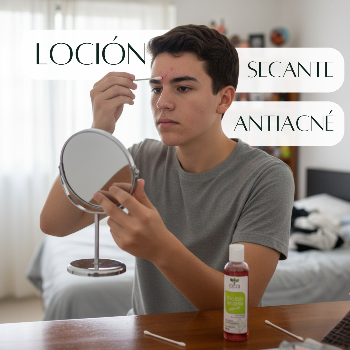 Loción Secante Antiacné | Control de Grasa y Cuidado de Imperfecciones