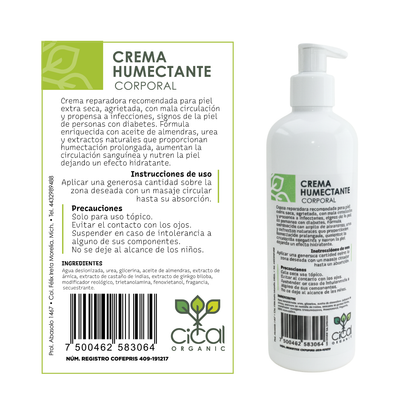Crema Corporal Humectante | Hidratación y Suavidad para la Piel