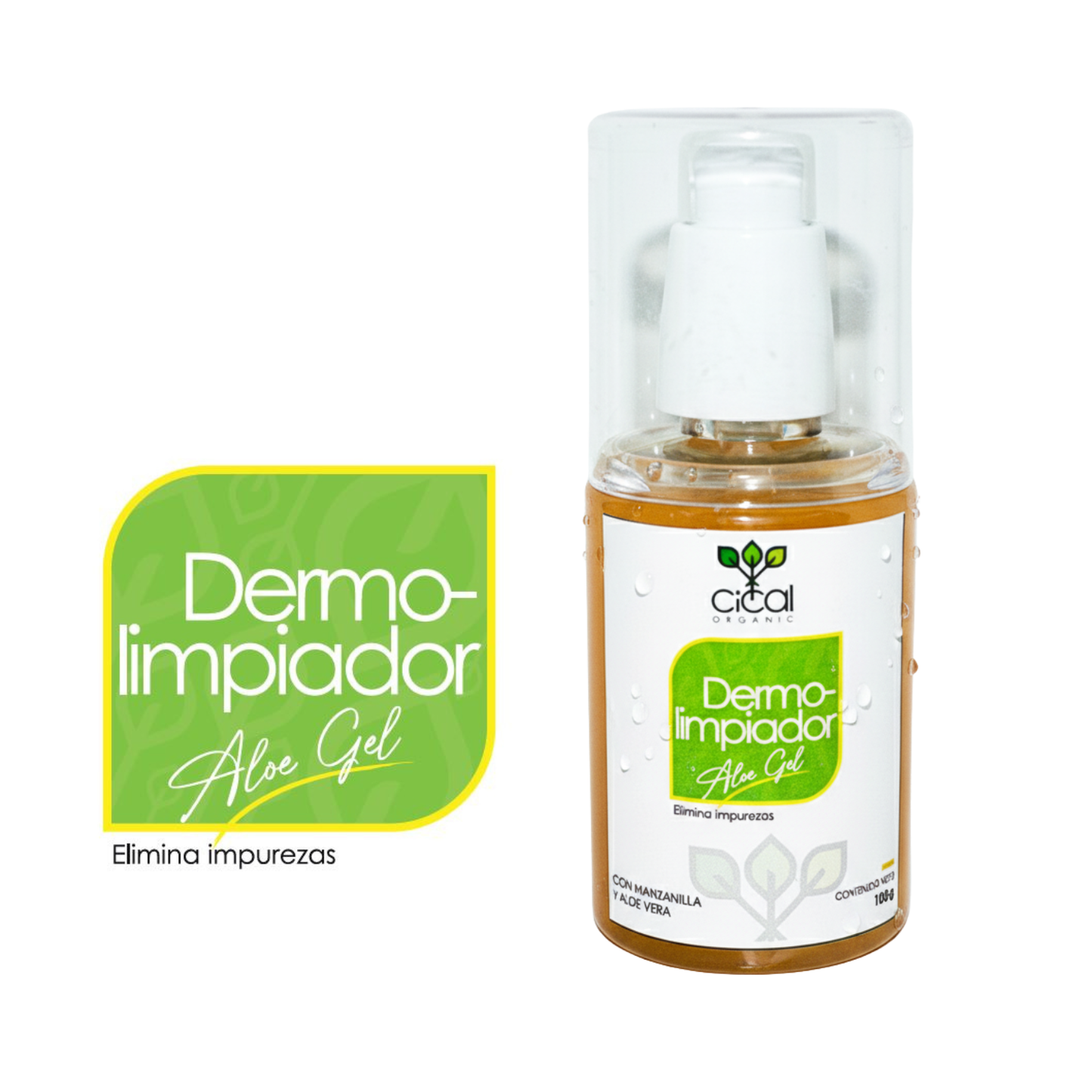 Dermolimpiador en Gel con Aloe Vera | Limpieza Facial Suave e Hidratante