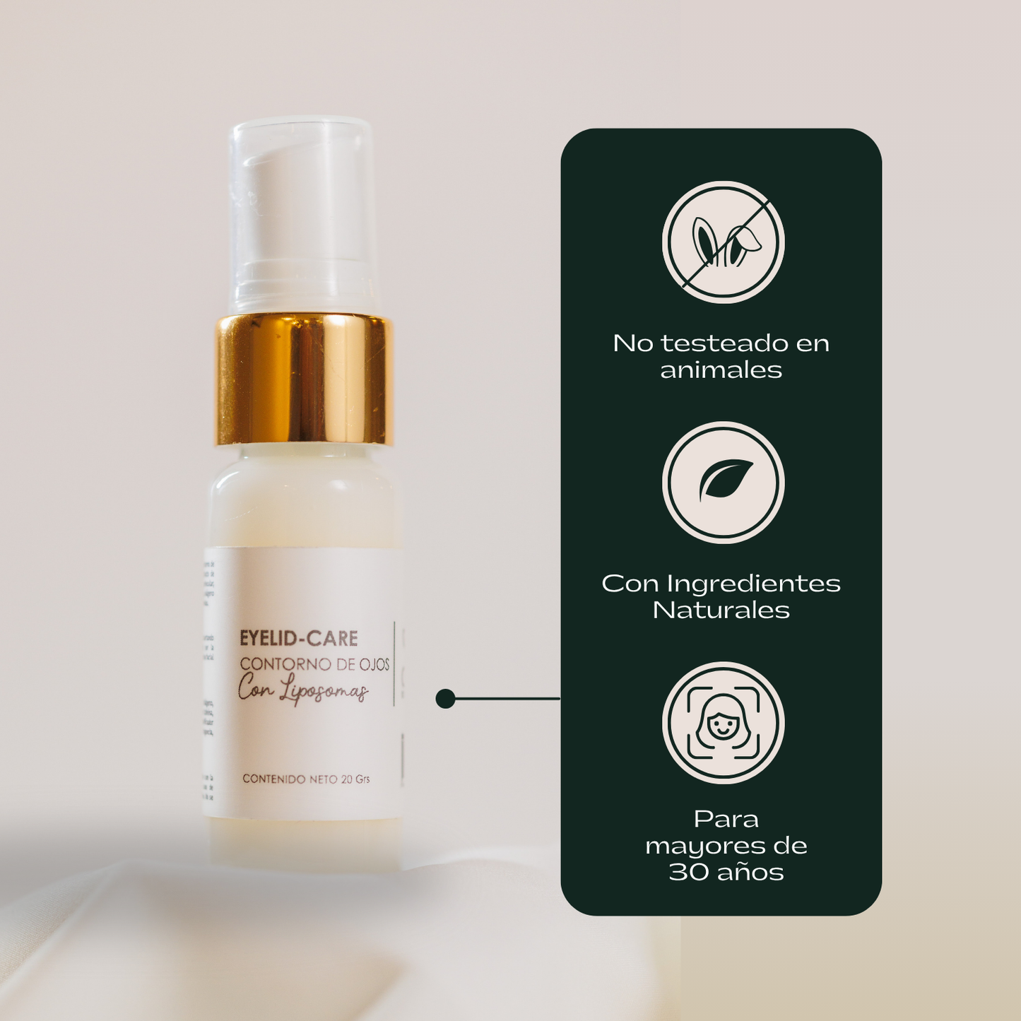 Contorno de Ojos Eyelid-Care | Hidratación, Suavidad y Apariencia Descansada