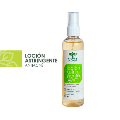 Loción Astringente Antiacné | Tónico Facial para Piel Grasa y con Imperfecciones