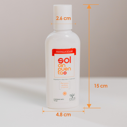 Pantalla Solar FPS 50 | Protección Solar e Hidratación