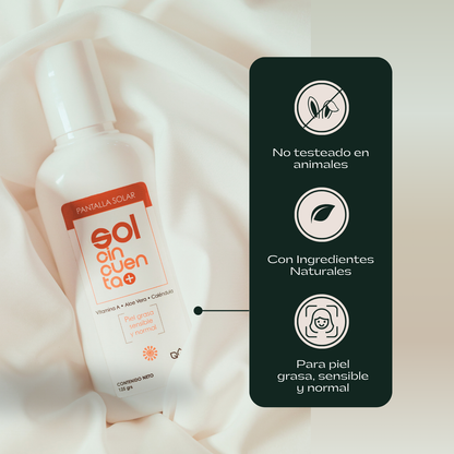 Pantalla Solar FPS 50 | Protección Solar e Hidratación
